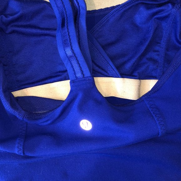 Lululemon Pigment Blue Cross My Heart Tank - Picture 5 of 5